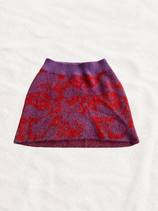 Urban Outfitters Dresses & Skirts - Urban Outfitters Purple and Red Patterned Mini Skirt